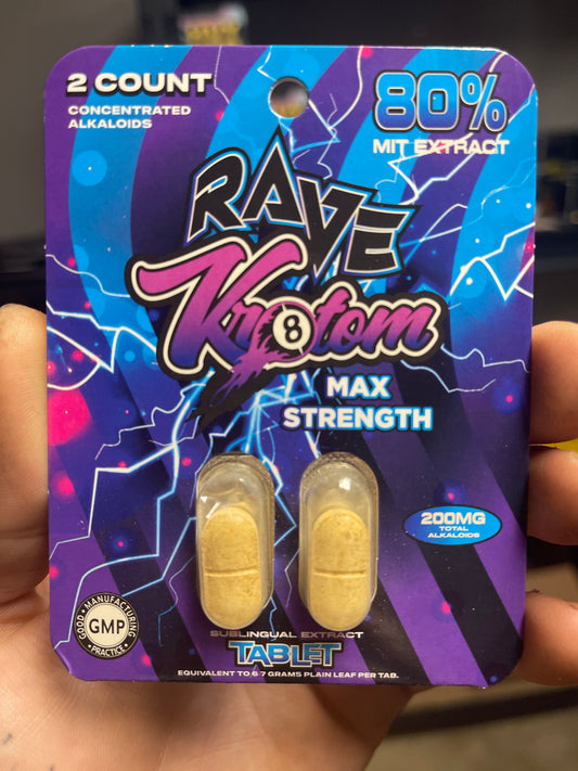 Rave Kratom Tablet