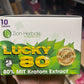 Zion Herbals Lucky 80 Kratom Caps