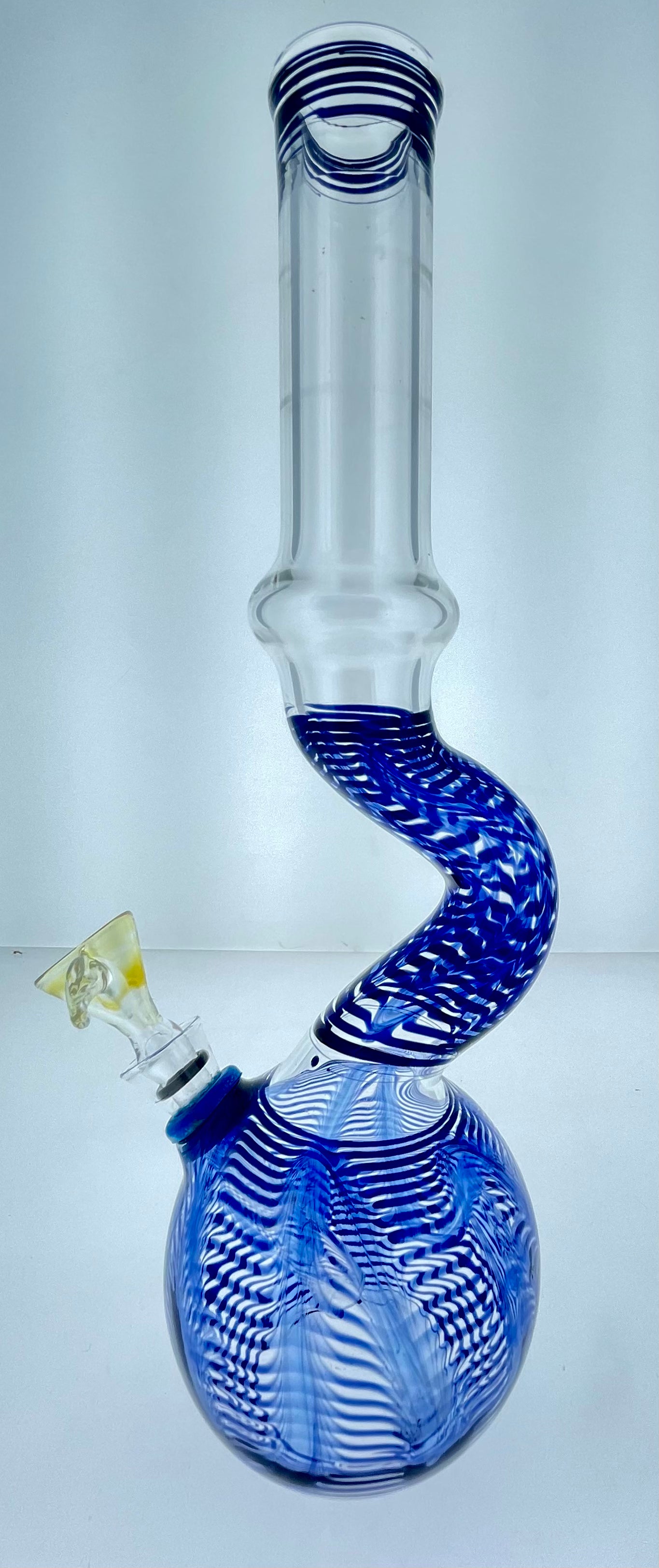 11” Wrap n Rake Bubble Beaker W/ Kink