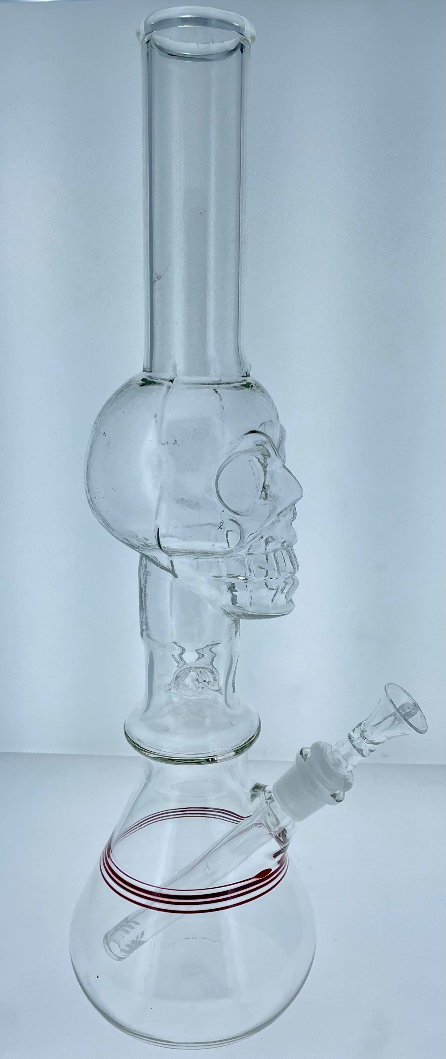 17” Straight Skull Beaker