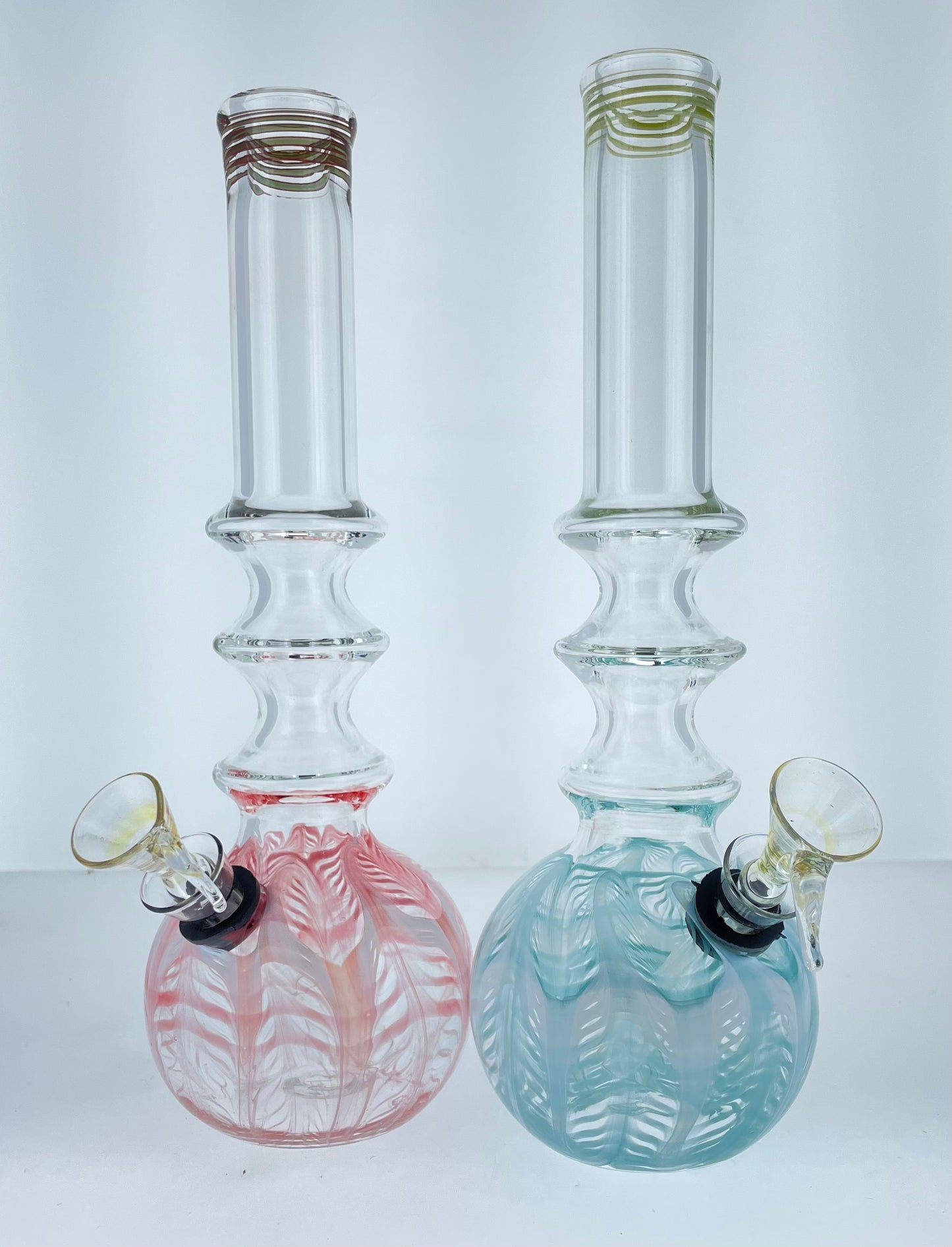 11" Wrap N Rake Twisted Bubble Beaker