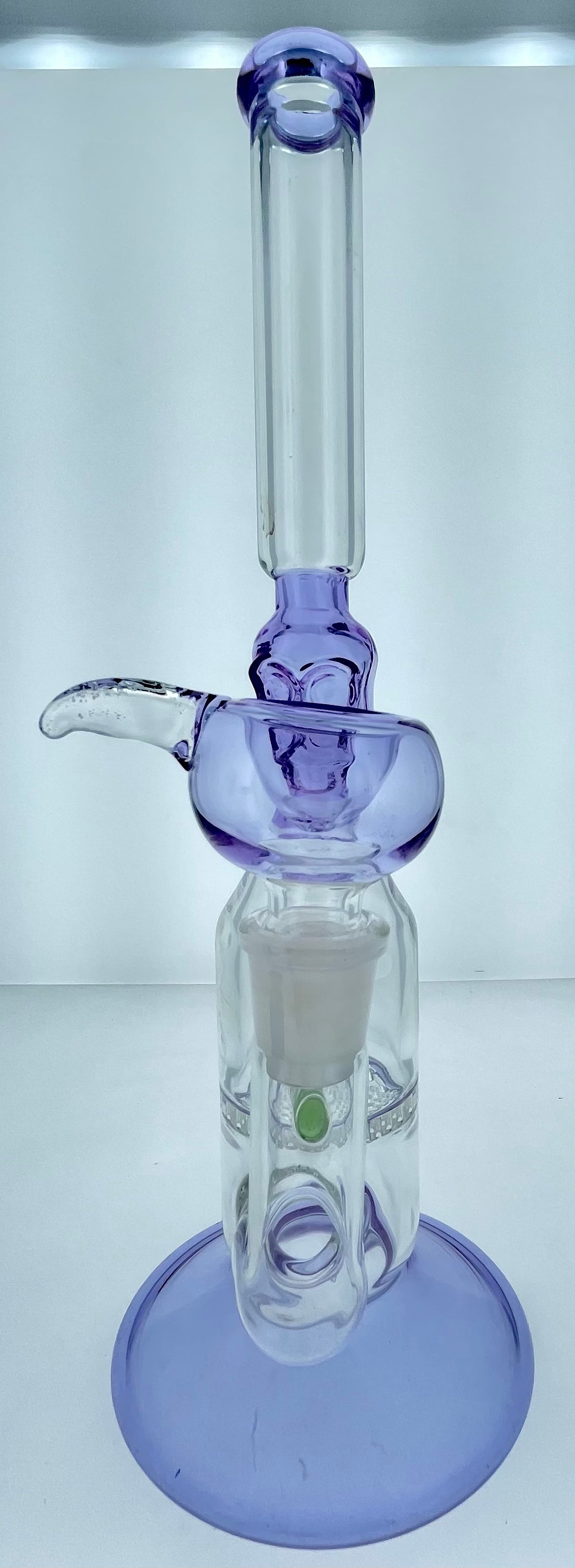 12” Straight Skull Tube W/ Honeycomb Perc