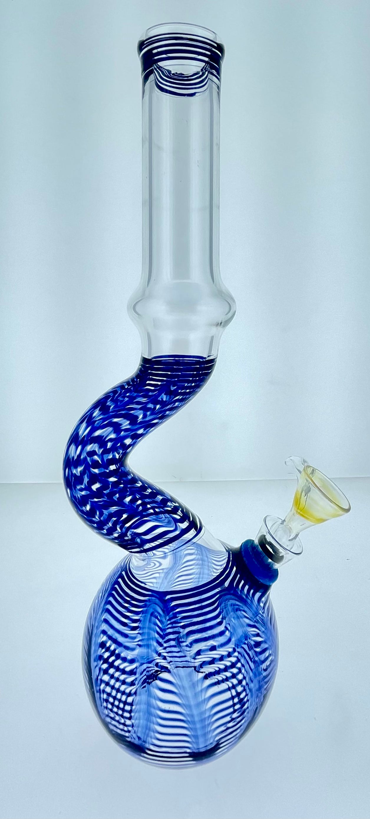 11” Wrap n Rake Bubble Beaker W/ Kink