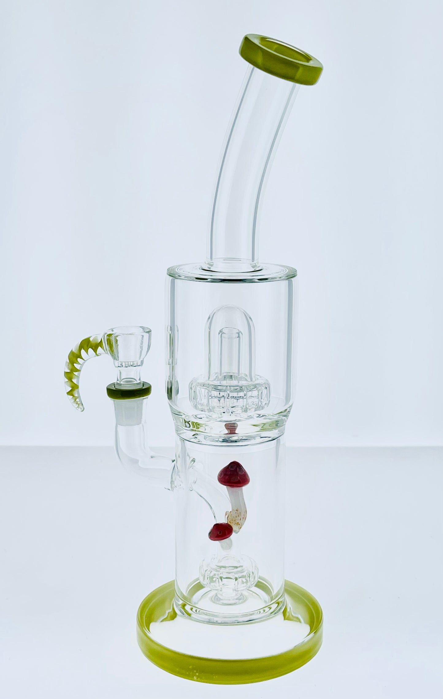 12" Bent Neck Rig w/ Mushroom Showerhead Perc