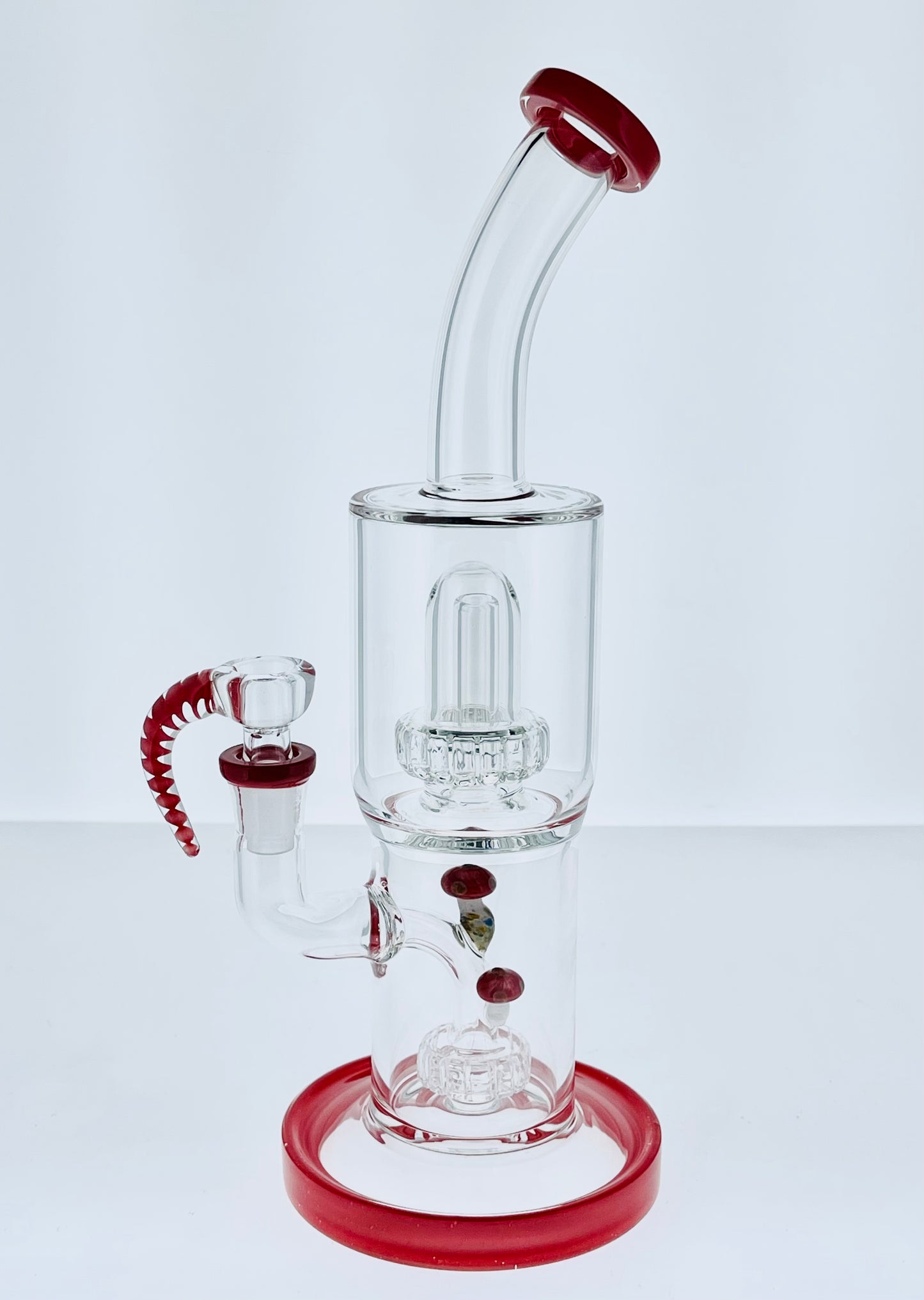 12" Bent Neck Rig w/ Mushroom Showerhead Perc