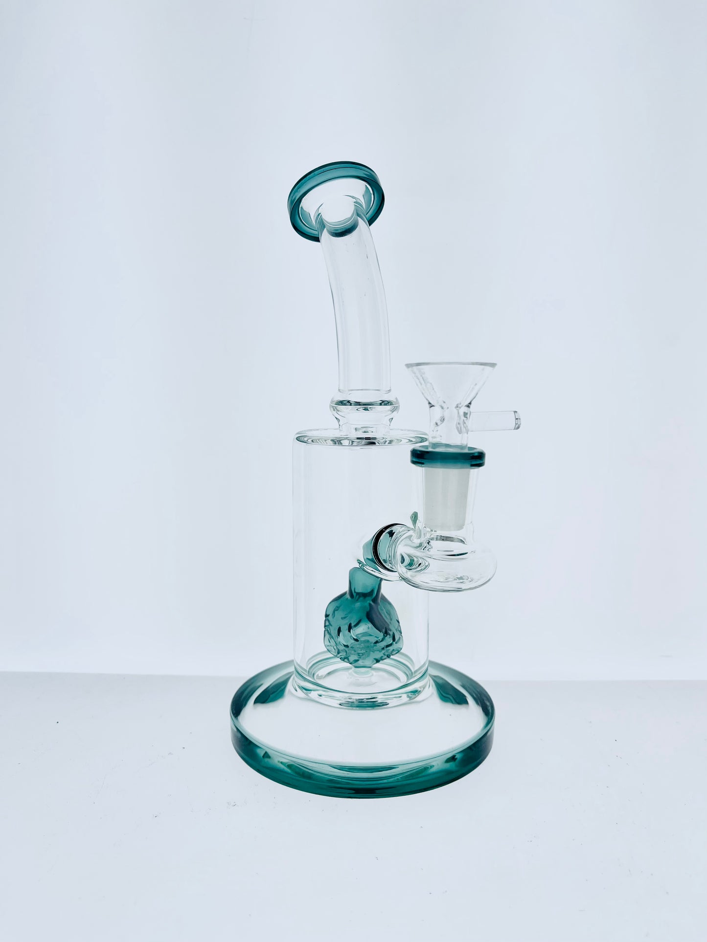 8" Bent Neck Color Rig w/ Dice Perc