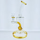 8" Bent Neck Color Rig w/ Dice Perc