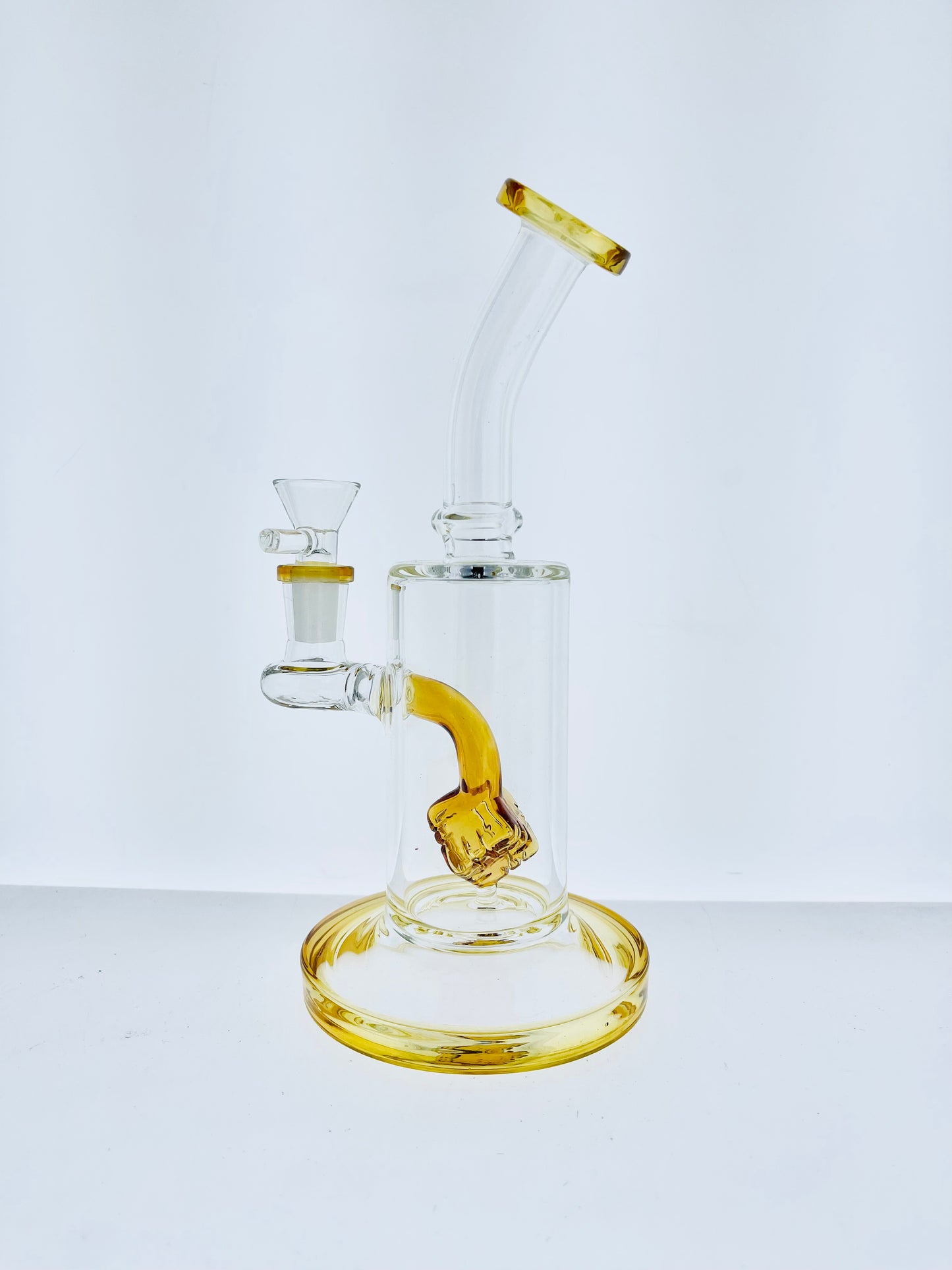 8" Bent Neck Color Rig w/ Dice Perc