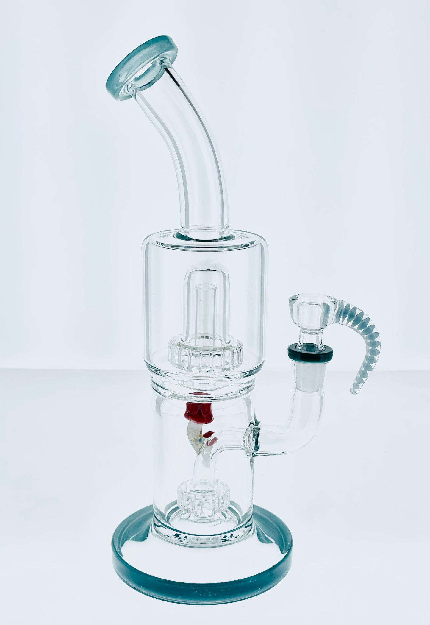 12" Bent Neck Rig w/ Mushroom Showerhead Perc