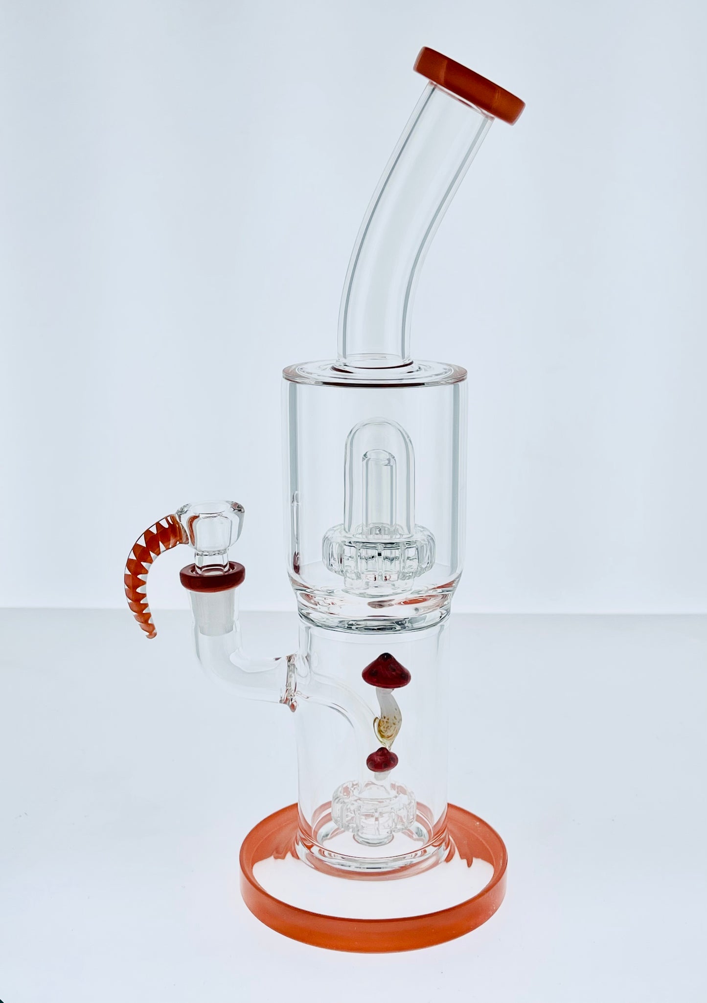 12" Bent Neck Rig w/ Mushroom Showerhead Perc