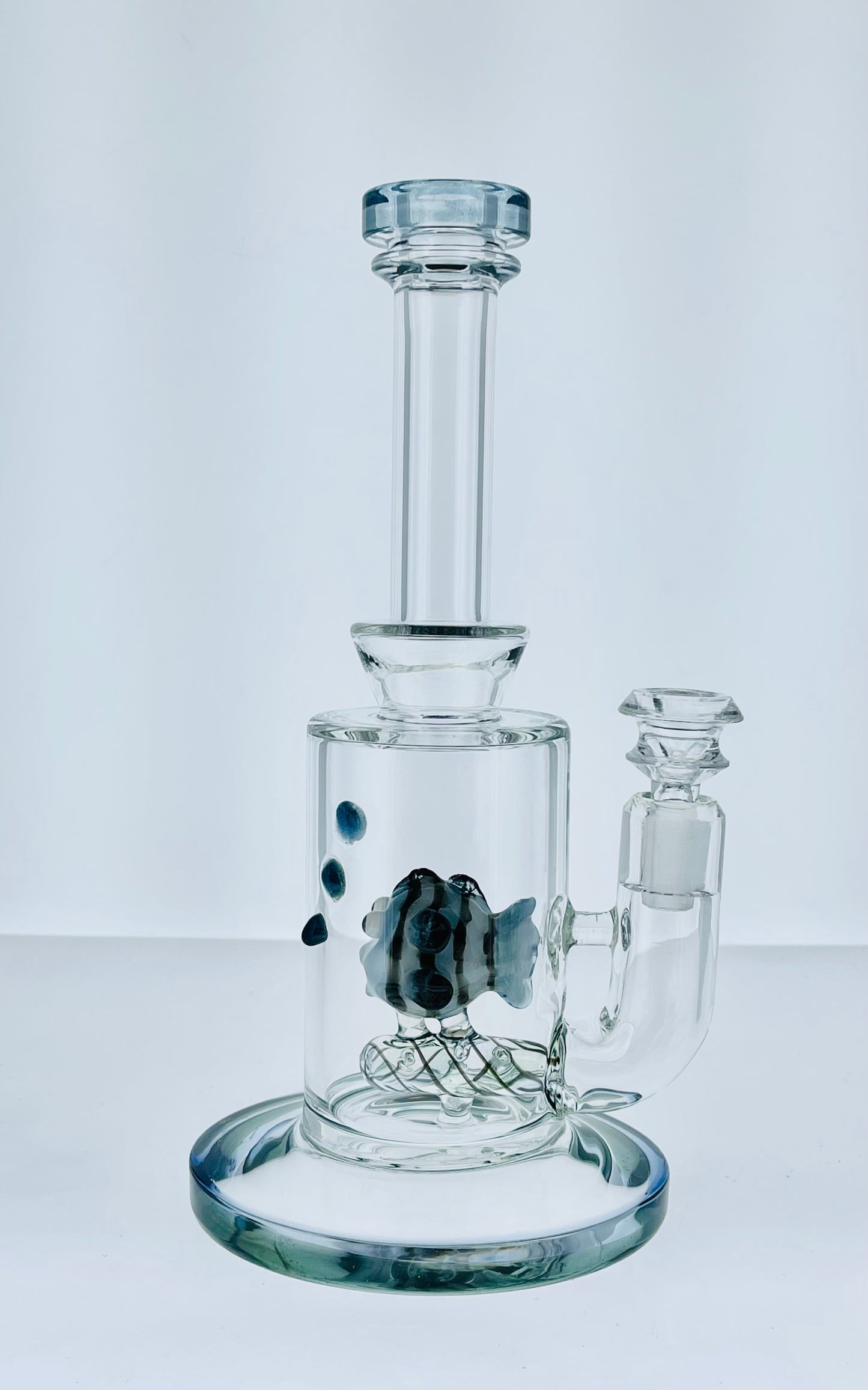 10" Stem Line Fish Perc Rig