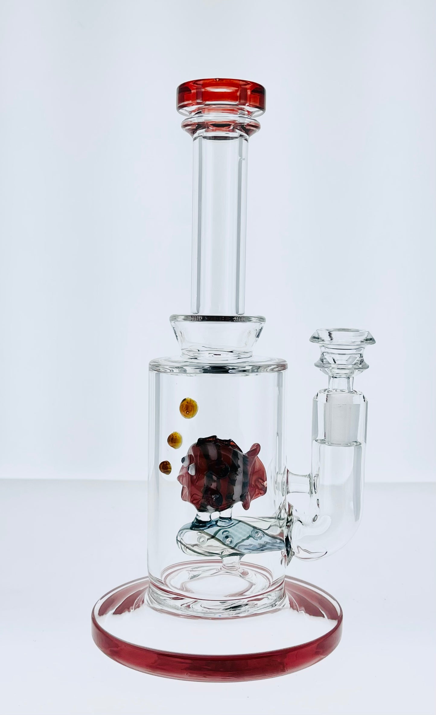 10" Stem Line Fish Perc Rig