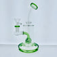 8" Bent Neck Color Rig w/ Dice Perc