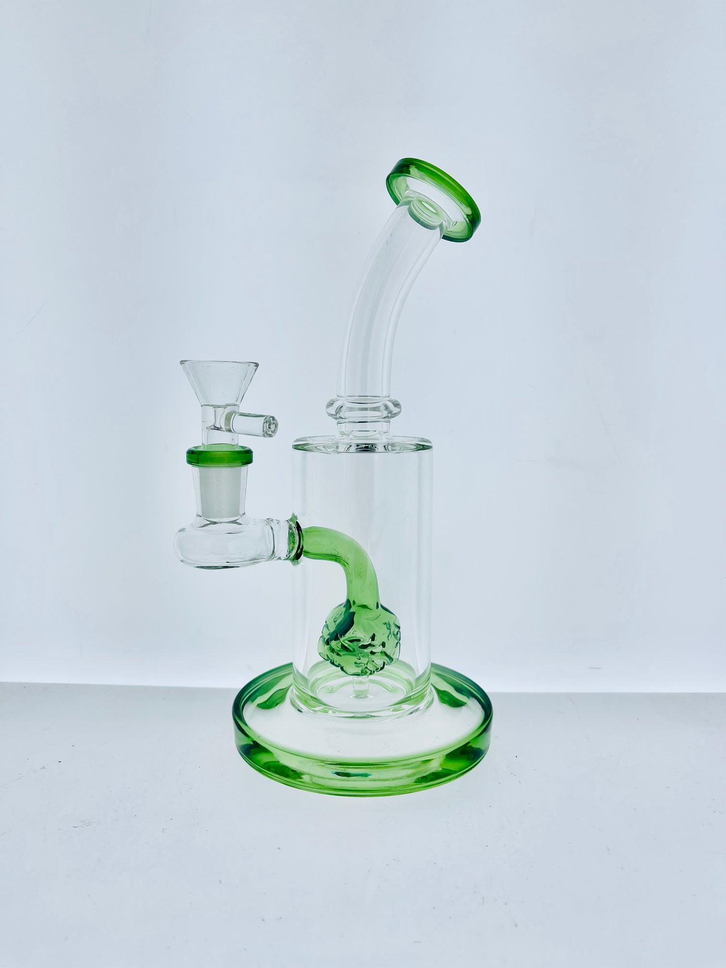 8" Bent Neck Color Rig w/ Dice Perc