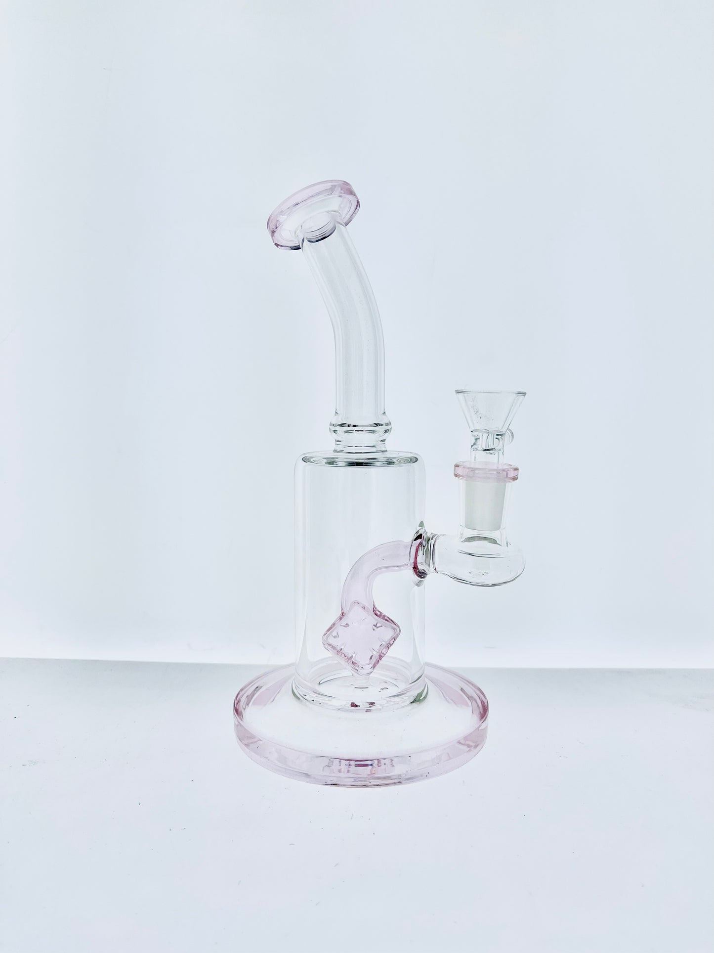 8" Bent Neck Color Rig w/ Dice Perc