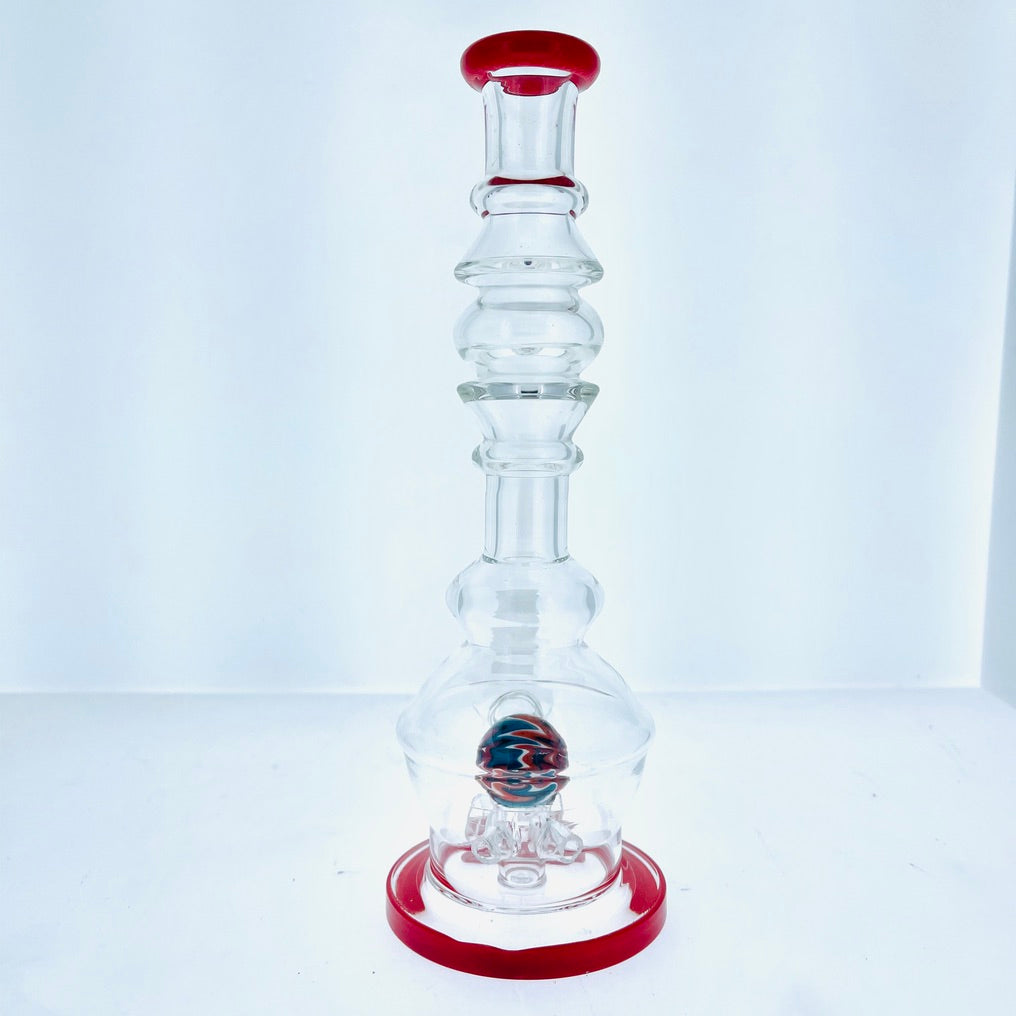 9" Rig w/ Colored Perc and Accents