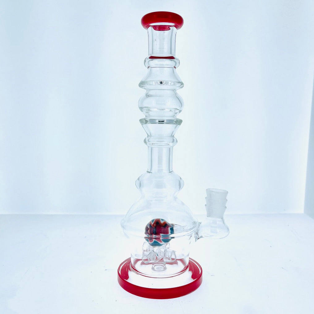 9" Rig w/ Colored Perc and Accents