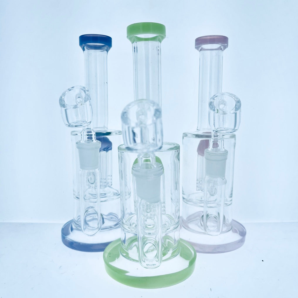 8" Tree Perc Rig Assorted Colors