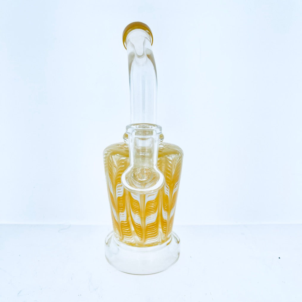 Bent Neck Color Swirl Rig 7"