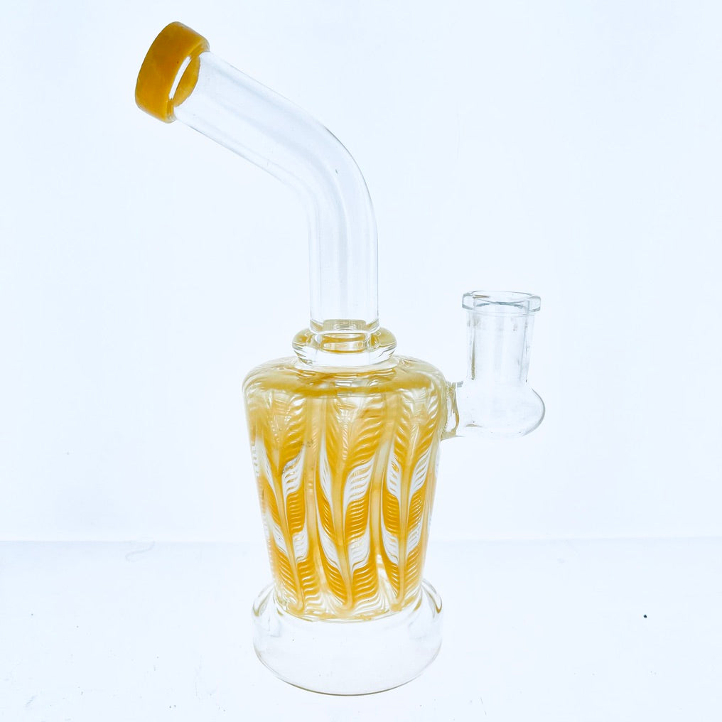 Bent Neck Color Swirl Rig 7"