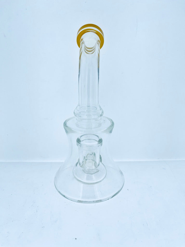 6" Colored Bell Rig w/ Color Accented Showerhead Perc