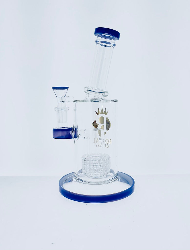 8.5" Royal Glass Rig w/ Matrix Rig & Color Accents