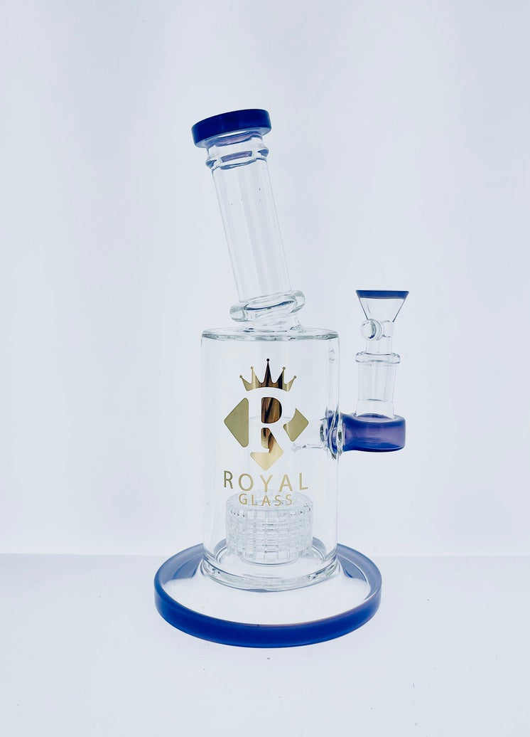 8.5" Royal Glass Rig w/ Matrix Rig & Color Accents