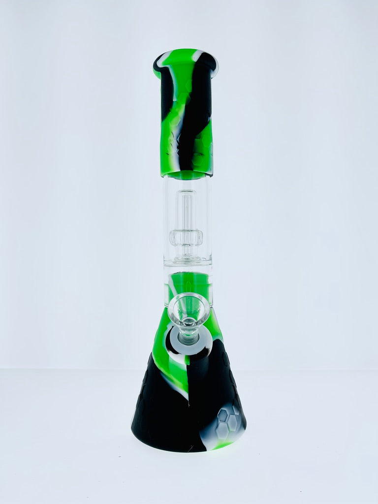 Silicone Beaker with Showerhead Perc 11"