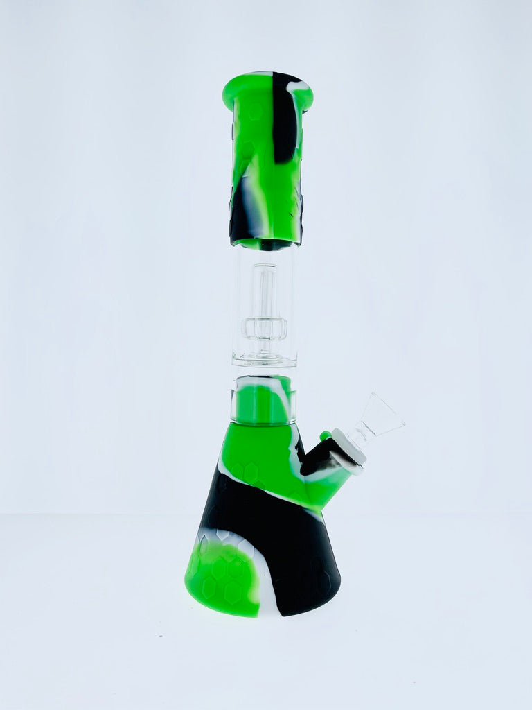 Silicone Beaker with Showerhead Perc 11"