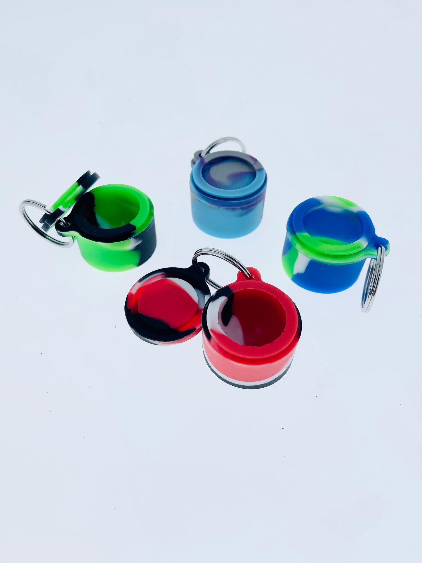 Silicone Slick Keyring