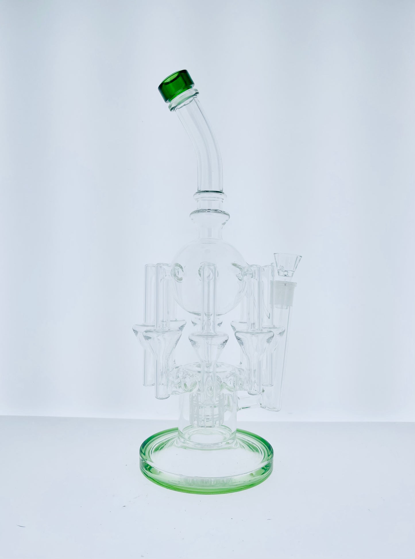 13" 8 Pillar Recycler w/ Matrix Perc