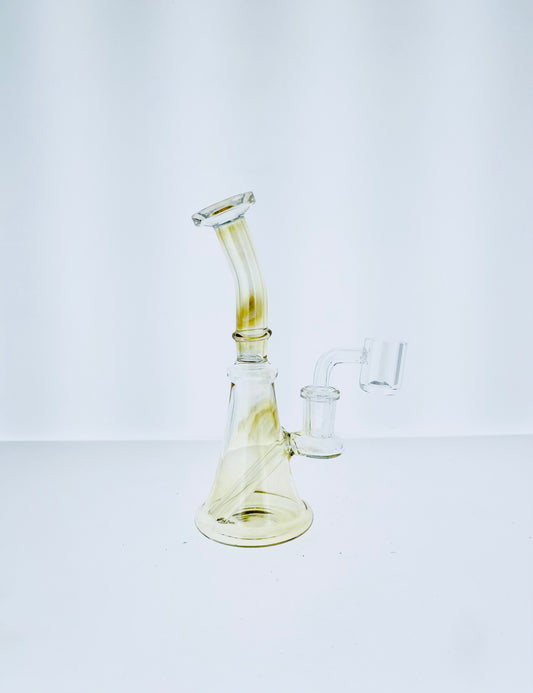 6" Fumed Bent Neck Rig