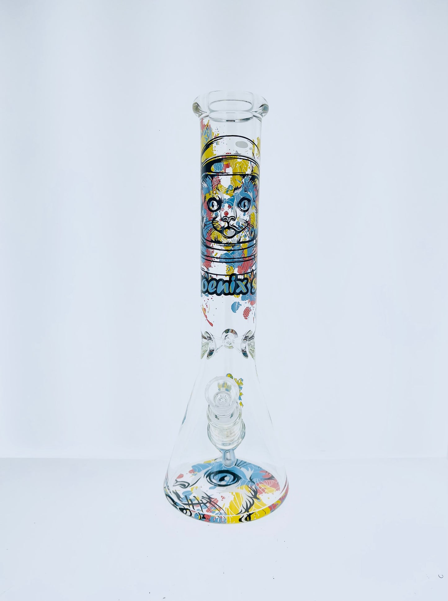 14" Phoenix Star Decal Beaker