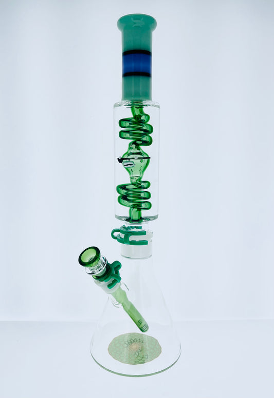 18" Ninja Turtle Coil Glycerin Beaker