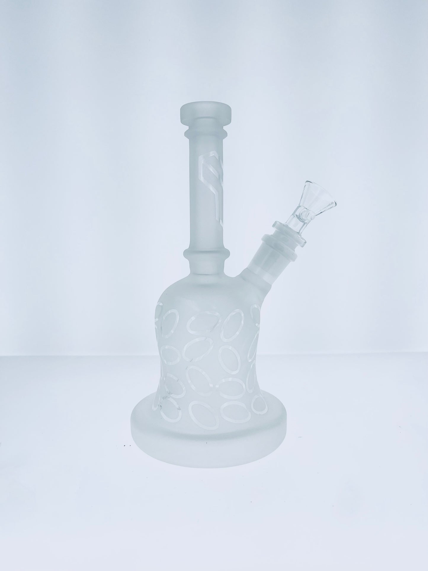 8.5" Etched Rig w/ Clear Design