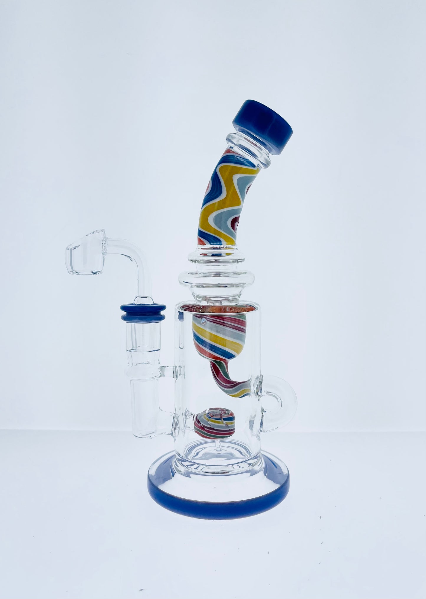 9in WigWag Incycler with Colored Accents