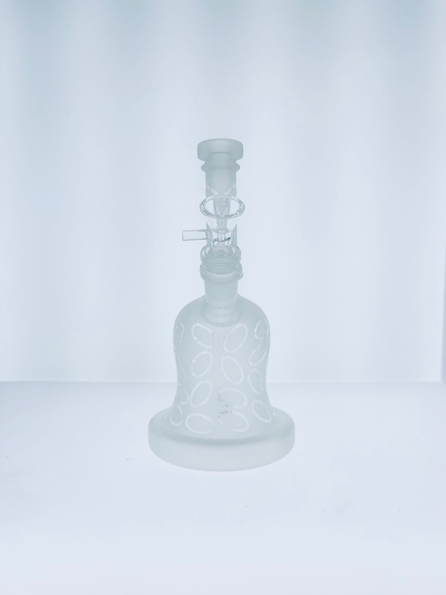 8.5" Etched Rig w/ Clear Design