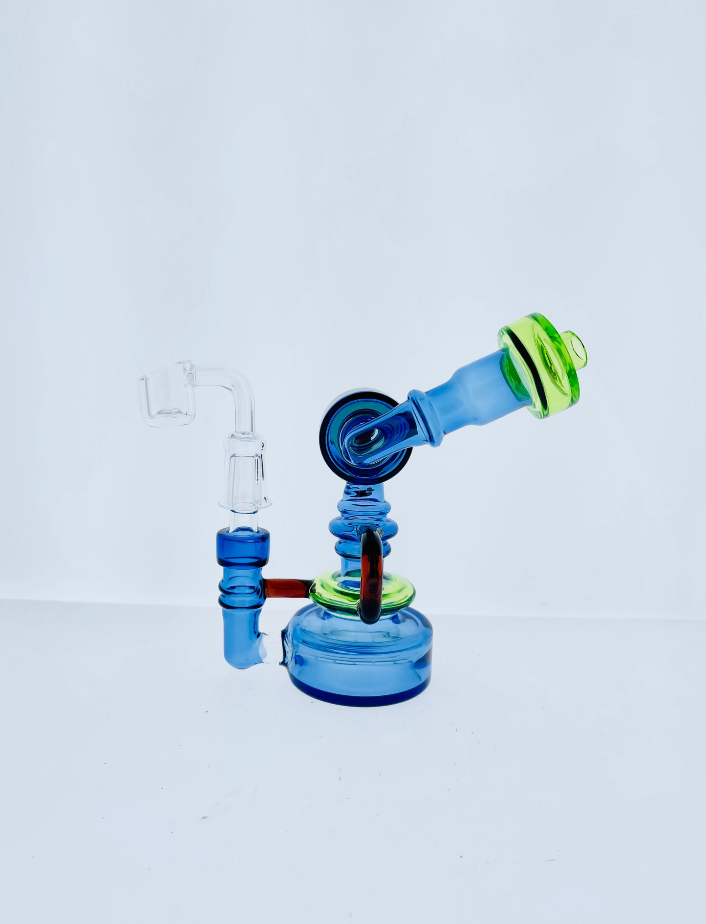 6" Full Color Paint Drip Male Rig