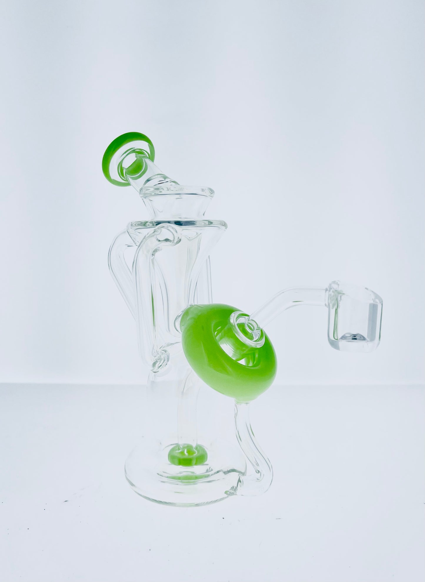 7" Color Donut Recycler w/ Showerhead Perc