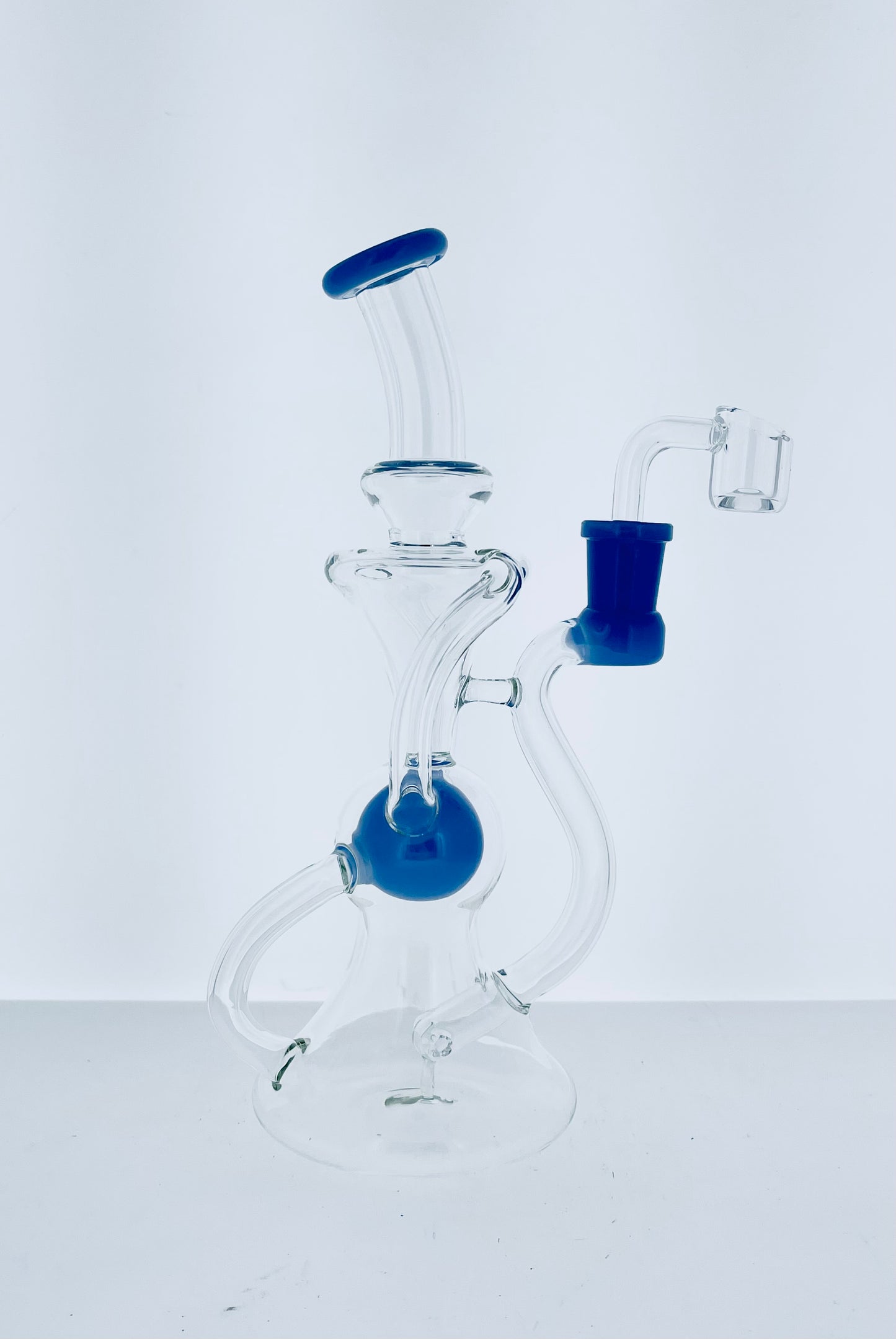 9" Recycler w/ Color Ball & Joint