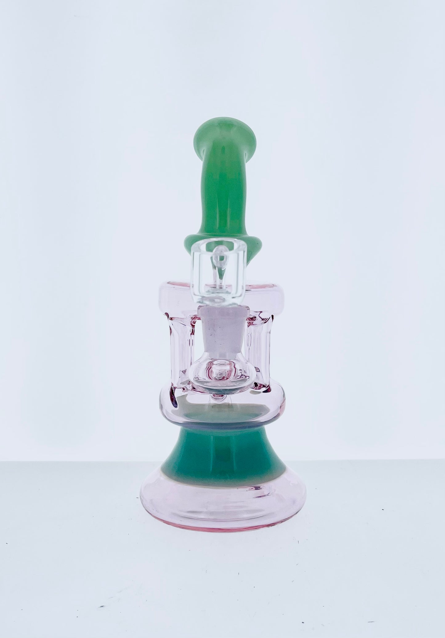 8" Color Recycler Rig w/ Showerhead Perc