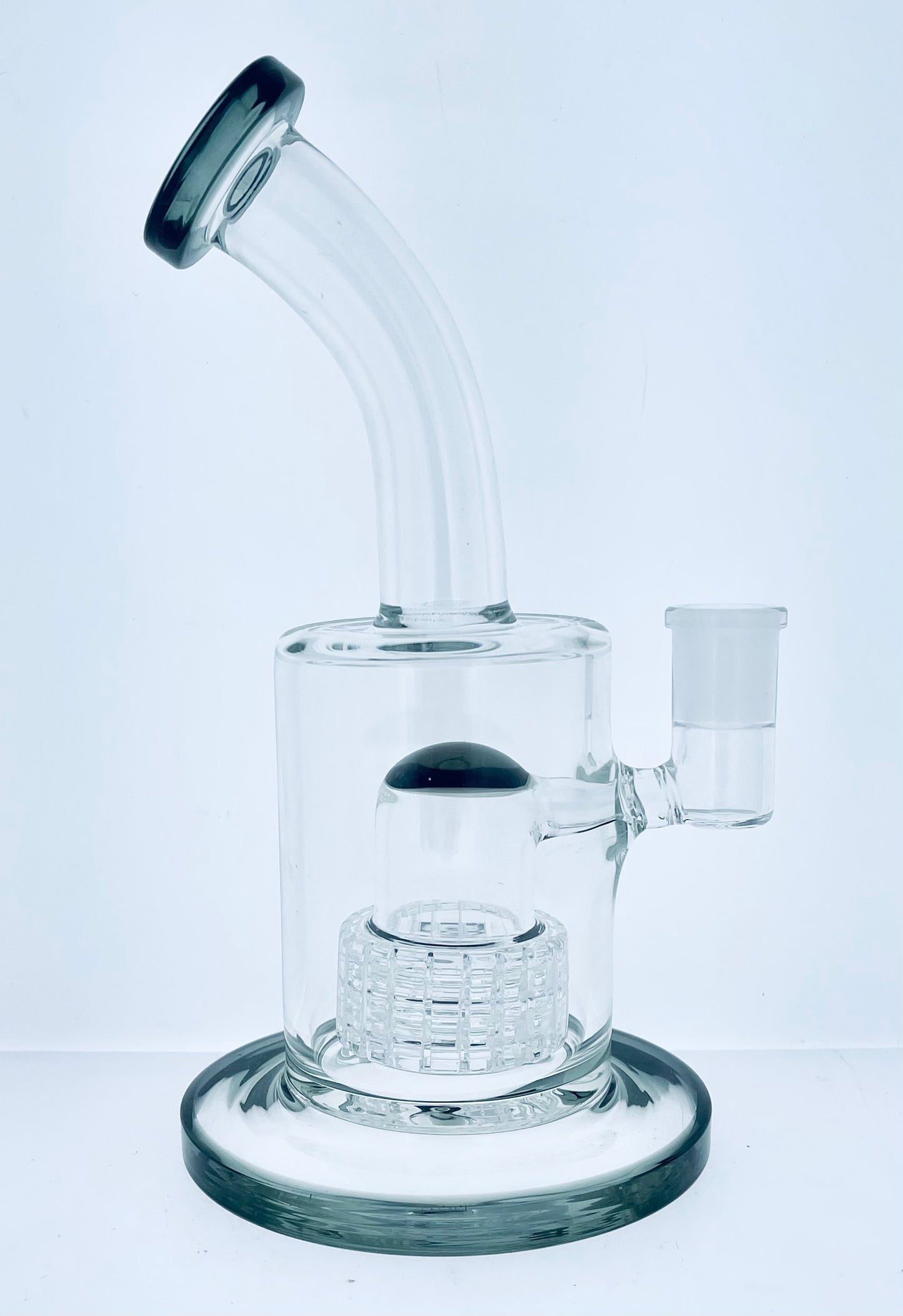 8.5" Colored Bent Neck Rig w/ Matrix Perc