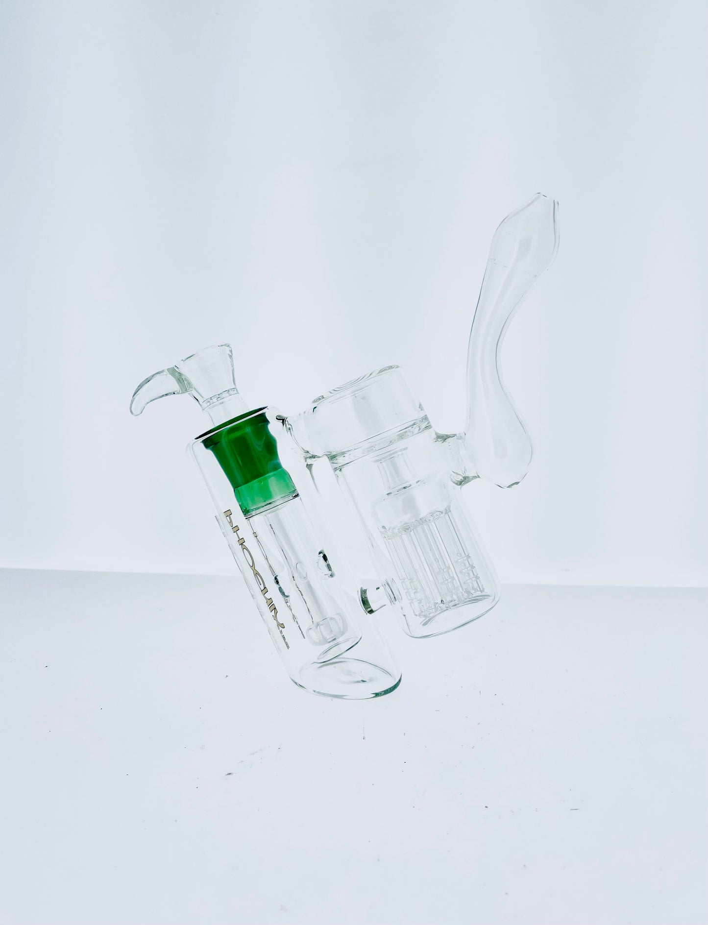 Phoenix Double Perc Bubbler w/ Color