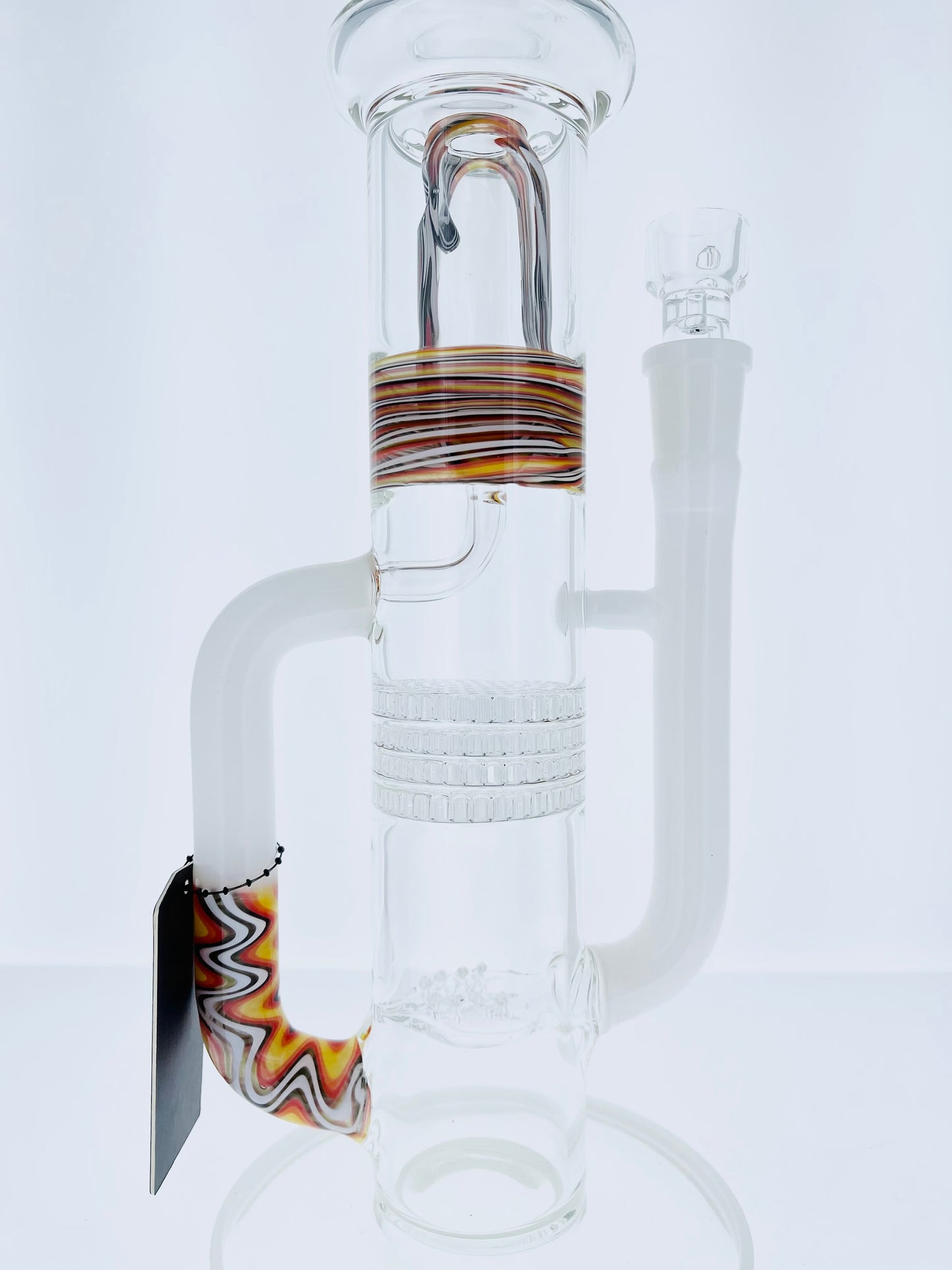 Phoenix 18" Recycler Tube w/ 4 Honeycomb Perc & Wig Wag