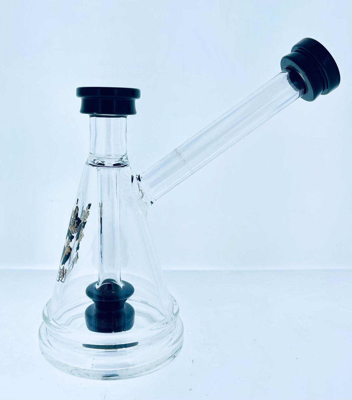 Phoenix Bent Neck Beaker w/ Color Showerhead Perc & Accents