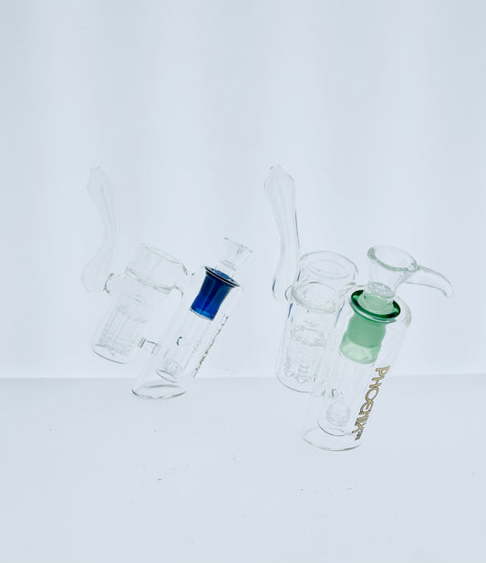 Phoenix Double Perc Bubbler w/ Color