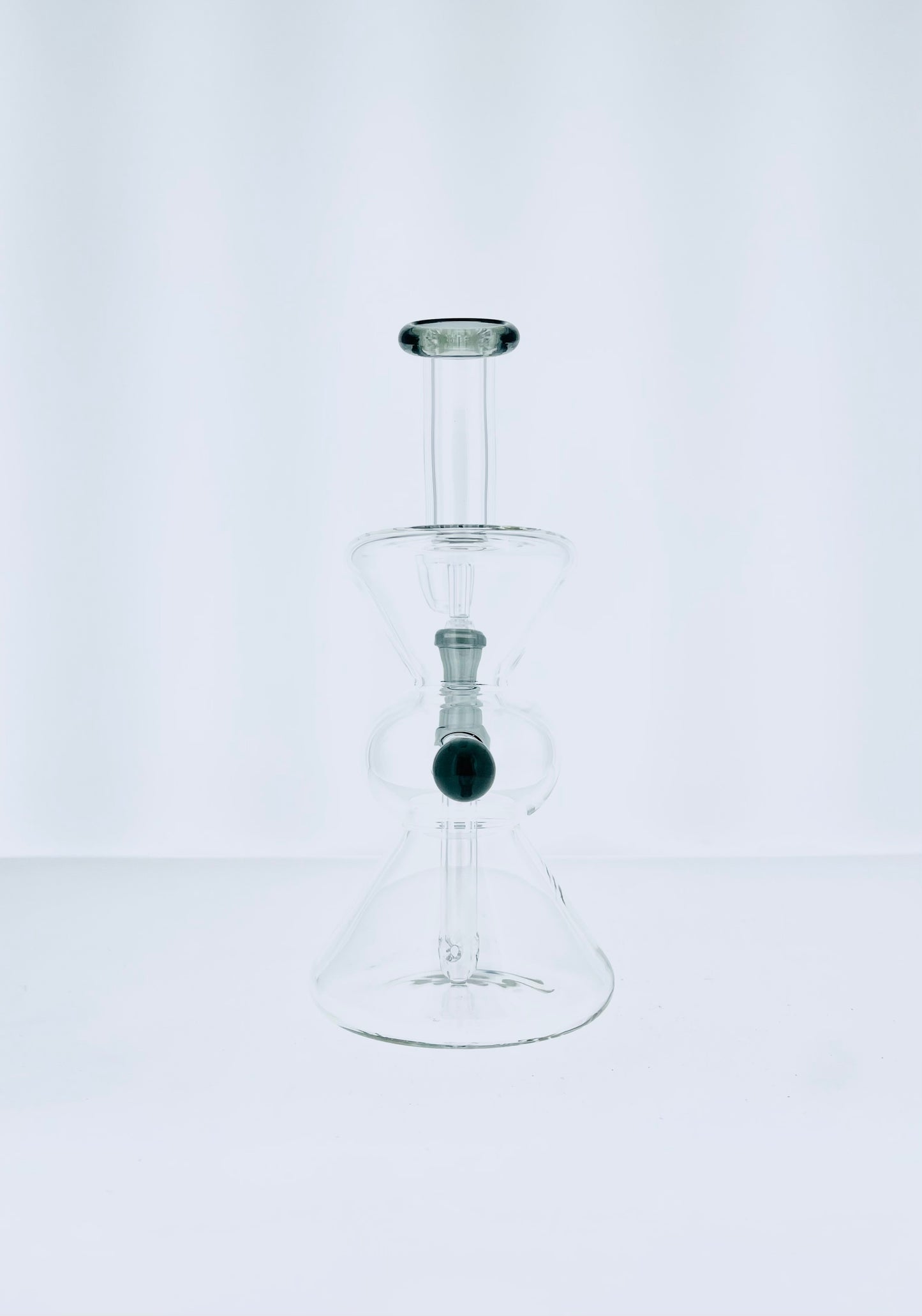 8" Double Chamber Rig w/ Color Marble