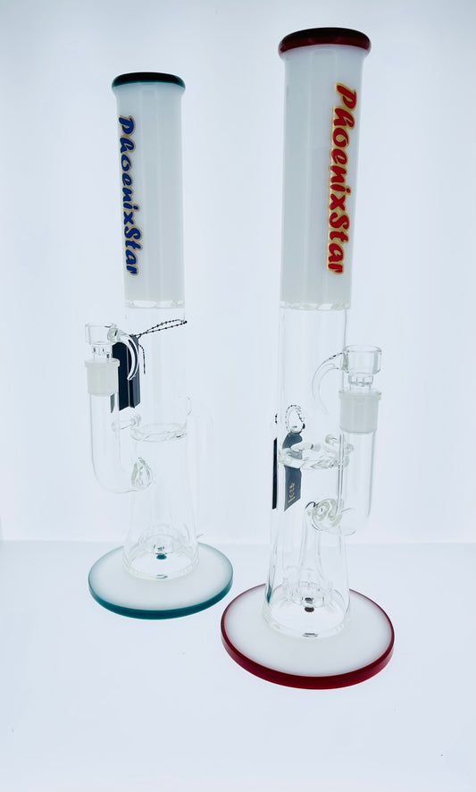 Phoenix 17" Recycler Tube w/ Shower Head & Turbine Perc