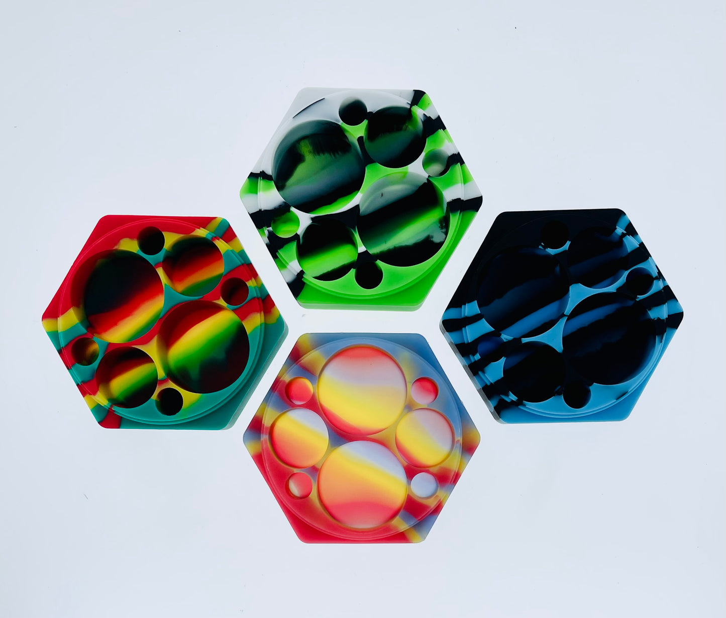 Silicone Hexagon Split 110ml Container