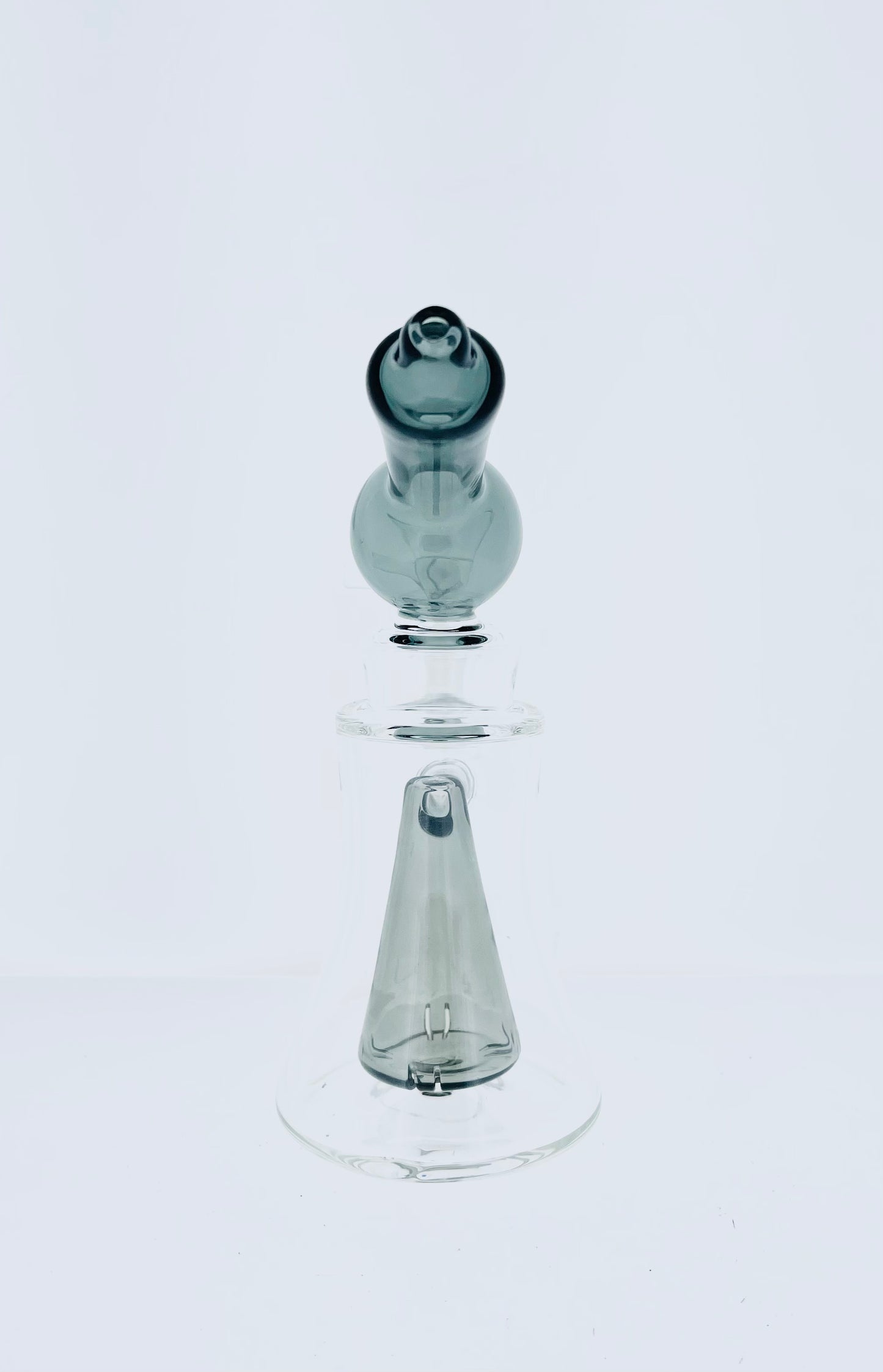 6.5" Ball Bent Neck Rig w/ Color & Pyramid Perc